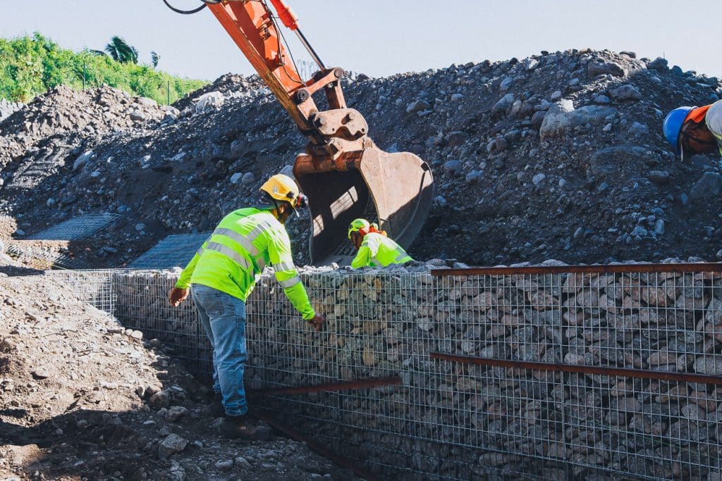 Soutènement et confortement : murs poids